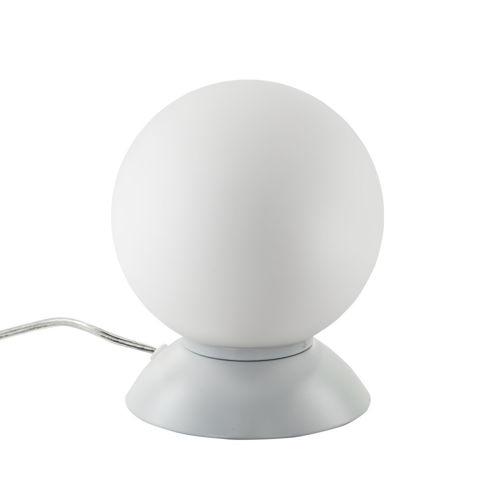 Lightstar (MT5092-1W)  Настольная лампа GLOBO 1х40W  E14 mute white/white (в комплекте)