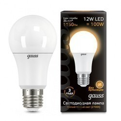 Лампа Gauss LED A60 globe 102502112