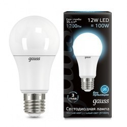 Лампа Gauss LED A60 globe 102502212