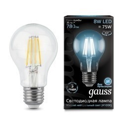 Лампа Gauss LED Filament A60 102802208