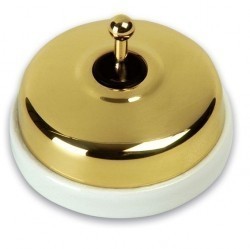Кнопка тумблерная Fontini DIMBLER, золотой, 60312502