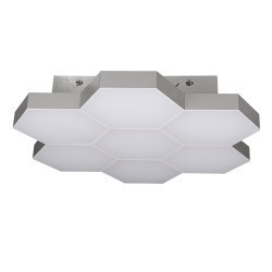 Lightstar (MX13003032-7А) Люстра потол FAVO LED-35W 1680LM Silver 4000K, 750074
