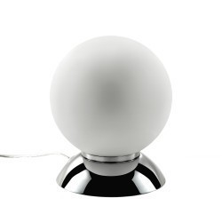 Lightstar (MT5092-1CR)  Настольная лампа GLOBO 1х40W  E14 chrome/white, 813914