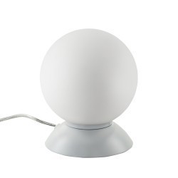 Lightstar (MT5092-1W)  Настольная лампа GLOBO 1х40W  E14 mute white/white, 813916