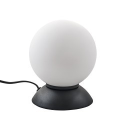 Lightstar (MT5092-1BL)  Настольная лампа GLOBO 1х40W  E14 black/white, 813917