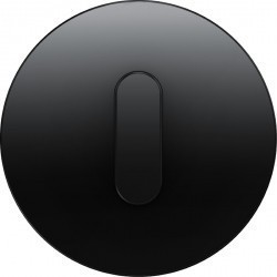 Накладка на поворотный выключатель Berker R.CLASSIC, черный блестящий, 10012045
