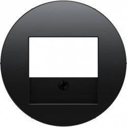 Накладка на розетку USB Berker, черный блестящий, 10382045