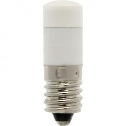 Лампа диодная Е10 230В~ 4 мА, белая