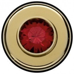 Нажимная кнопка Siam цвет: золотой Berker TS Crystal