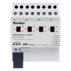 Исполнительное устройство 4 А, 16-канальное, REG цвет: светло-серый instabus KNX/EIB