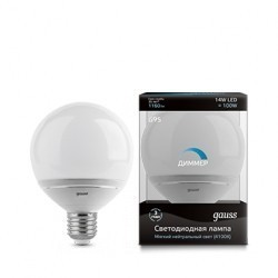 Лампа Gauss LED G95-dim EB136102214-D