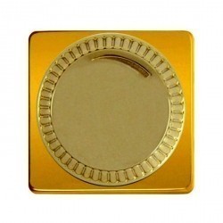 Светорегулятор поворотный Fede Коллекции FEDE, 500 Вт, bright gold/бежевый, FD16438OB-A