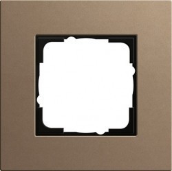 Рамка 1 пост Gira ESPRIT, светло-коричневый, 0211221