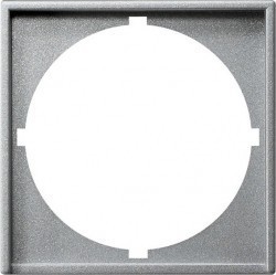 System55 Накладка с вырезом для приборов с панелью 50 50 мм DIN 49 077, алюминий