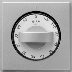 Накладка на жалюзийный выключатель Gira TX 44, алюминий, 066665