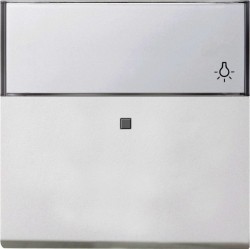 Клавиша с линзой Gira F100, белый глянцевый, 0670112