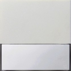 Клавиша Gira F100, белый глянцевый, 0676112