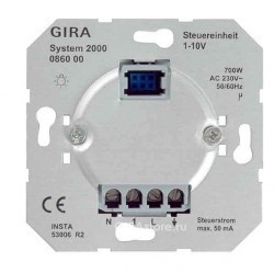 Механизм клавишного светорегулятора-переключателя Gira Коллекции GIRA, 700 Вт, 086000