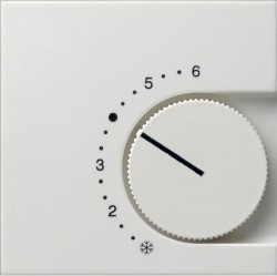 Накладка на термостат Gira SYSTEM 55, белый матовый, 149027