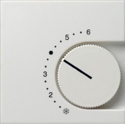 Накладка на термостат Gira SYSTEM 55, белый матовый, 149627