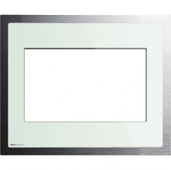 Рамка KNX/EIB салатовое стекло/алюминий