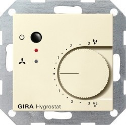 Термостат комнатный Gira SYSTEM 55, кремовый глянцевый, 226501