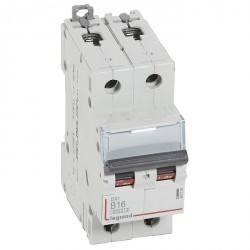 Автоматический выключатель Legrand DX³ 2P 16А (B) 10кА, 407509