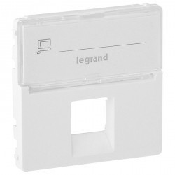 Накладка на розетку информационную Legrand VALENA CLASSIC, белый, 755470