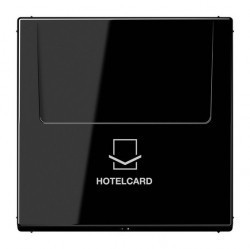 Накладка на карточный выключатель Jung LS 990, черный, LS590CARDSW