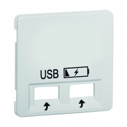 Накладка на розетку USB Honeywell DIALOG, белый, 239813
