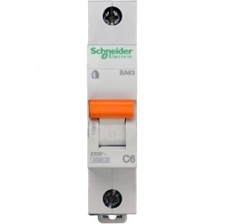 Автоматический выключатель Schneider Electric Домовой 1P 6А (C) 4,5кА, 11201