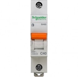 Автоматический выключатель Schneider Electric Домовой 1P 40А (C) 4,5кА, 11207