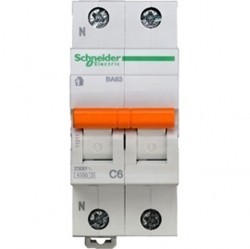 Автоматический выключатель Schneider Electric Домовой 1P+N 6А (C) 4,5кА, 11211