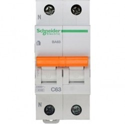 Автоматический выключатель Schneider Electric Домовой 1P+N 63А (C) 4,5кА, 11219