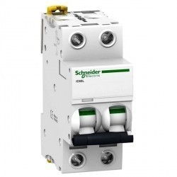Автоматический выключатель Schneider Electric Acti9 2P 0,5А (K) 100кА, A9F95270