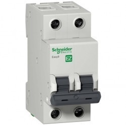 Автоматический выключатель Schneider Electric Easy9 2P 25А (C) 4,5кА, EZ9F34225