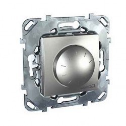 Светорегулятор поворотный Schneider Electric UNICA TOP, 400 Вт, алюминий, MGU5.511.30ZD