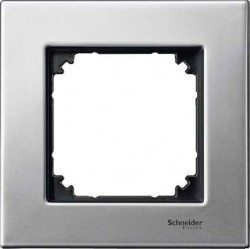 Рамка 1 пост Schneider Electric MERTEN M-ELEGANCE, платиновое серебро, MTN403160