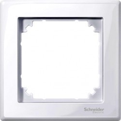 Рамка 1 пост Schneider Electric MERTEN M-SMART, активно-белый, MTN478125