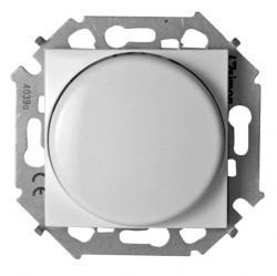 Светорегулятор-переключатель поворотный Simon SIMON 15, 500 Вт, белый, 1591790-030